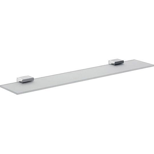 Bild 1 - Ablage emco loft, 600 mm, Kristallglas satiniert, verchromt - 051000160