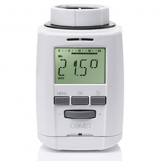 Bild 1 - Eurotronic SPARmatic Comet - programmierbarer Energiespar-Thermostatkopf - 700012