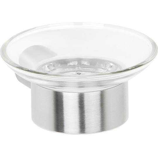 Bild 1 - Seifenschale Eronita mit Wandhalter, Edelstahl geb�rstet - 93 114 69