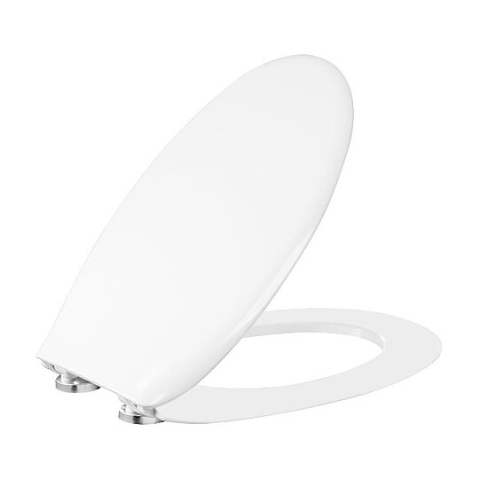 Bild 1 - WC-Sitz Jaguari, Softclose aus Duroplast, Scharniere aus Kunststoff/Edelstahl, wei� - 93 158 07