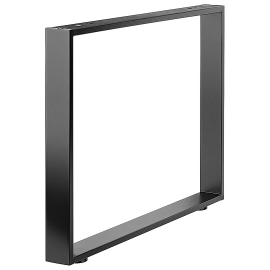 Bild 1 - Fu�gestell LOSSA 1 St�ck, schwarz 450 x 340 x 40 mm - 93 170 18