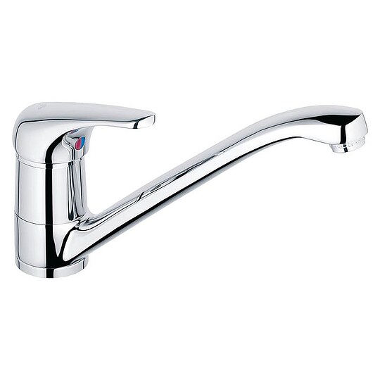 Bild 1 - Spültischmischer Top II schwenkbarer Gussauslauf, Ausladung 250 mm, verchromt - 93 208 08