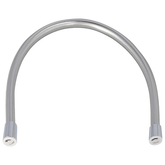 Bild 1 - Brauseschlauch silverline DN15-600 mm, beidseitiger Drehwirbel, silber-hochgl�nzend - 93 233 69