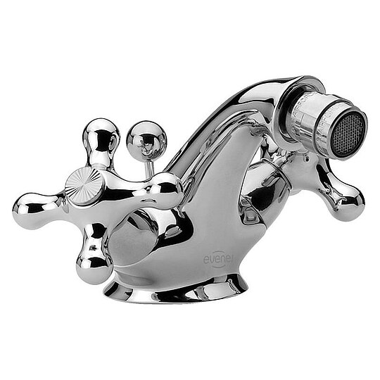 Bild 1 - Zweigriff-Bidetmischer Retro, Ausladung 115 mm, chrom - 93 910 08