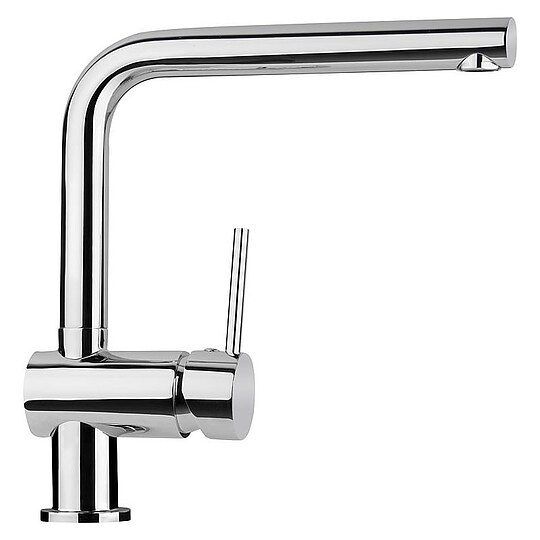 Bild 1 - Sp�ltischmischer Salsa, Niederdruck, Schwenkauslauf, Ausladung 198 mm, verchromt - 93 955 34