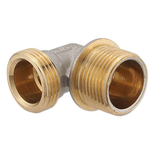 Bild 1 - Messing Winkel f�r Klemmringverschraubung 3/4'' Eurokonus - 3/4'' AG