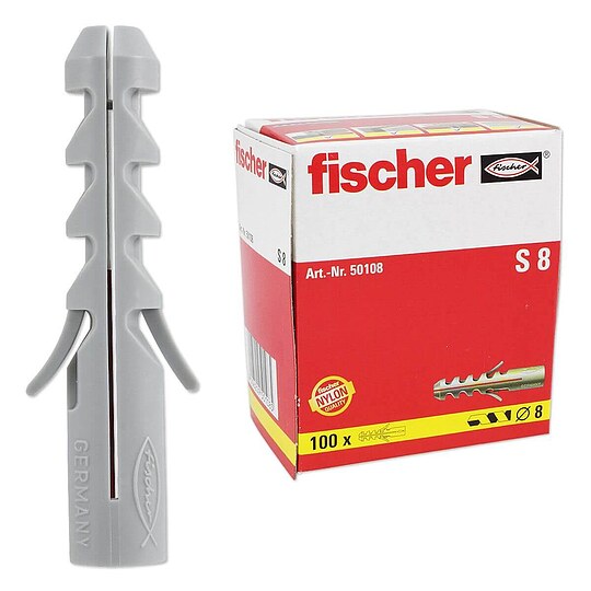 Bild 1 - 100 Stk. Fischer Dbel S 8 - 50108