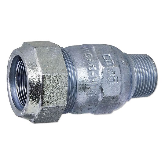 Bild 1 - GEBO-Temperguss-Klemmverbinder f�r Stahlrohre - �bergang 60,3 mm x 2'' AG - 01.150.00.06