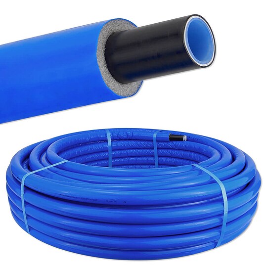 Bild 1 - GEBERIT Mepla Systemrohr ML 26 x 3,0 mm - isoliert - D�mmschichtdicke 6 mm - Rolle 25 m