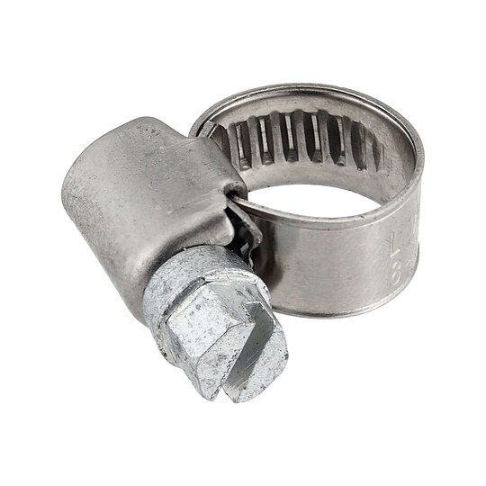 Bild 1 - Schlauchschelle aus Edelstahl (V4A) - Spannbereich 8 - 12 mm - Breite 9 mm