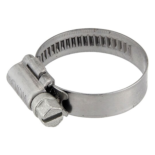 Bild 1 - Schlauchschelle aus Edelstahl (V4A) - Spannbereich 20 - 32 mm - Breite 9 mm