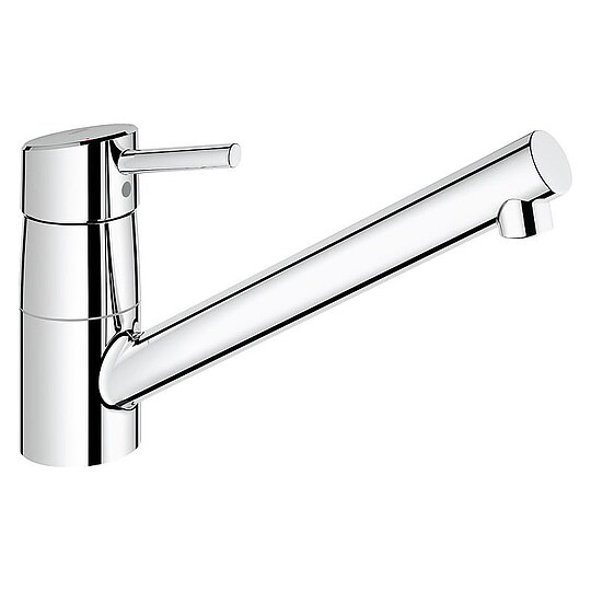 Bild 1 - Spültischmischer Grohe Concetto Schwenkauslauf, Ausladung 236 mm, chrom - 32659001