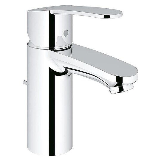 Bild 1 - Waschtischmischer Grohe Eurostyle Cosmopolitan, Ausladung 102 mm EcoJoy, mit Zugstange, chrom - 3355220E