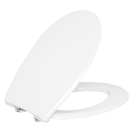 Bild 1 - WC-Sitz Grohe Bau, Standard, Edelstahlscharniere, weiß - 39492000
