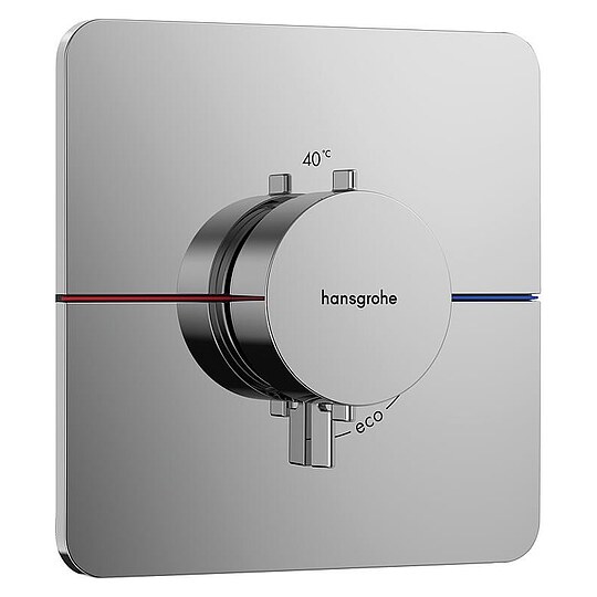 Bild 1 - Unterputz-Thermostat Hansgrohe ShowerSelect Comfort Q Fertigset, chrom - 15588000