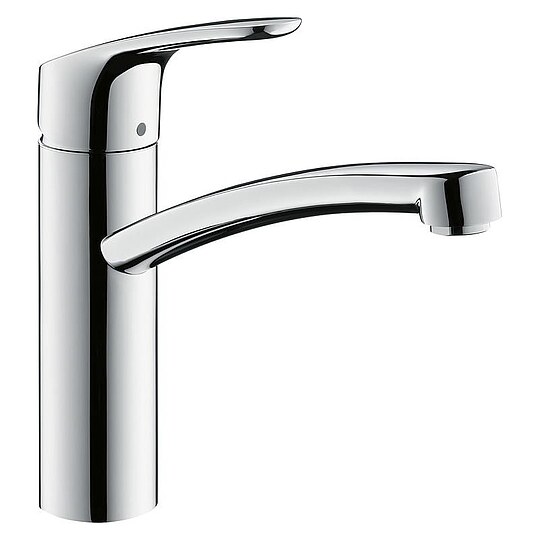 Bild 1 - Spültischmischer Hansgrohe Focus Schwenkauslauf, Ausladung 220 mm, verchromt - 31806000