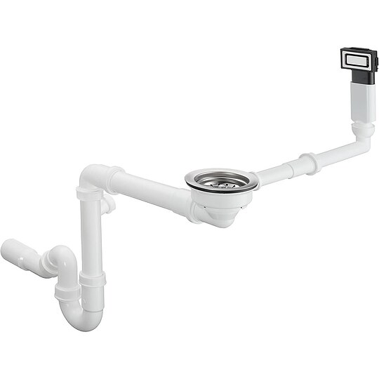 Bild 1 - Hansgrohe Manuelle Ab- und Überlaufgarnitur 660 D14-10 BSO - 43921800