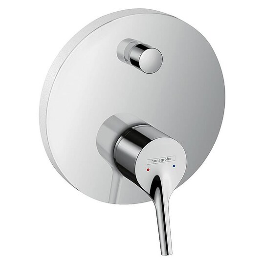 Bild 1 - Unterputz-Wannenmischer Hansgrohe Talis S, Rosette Ø 150 mm, chrom - 72405000