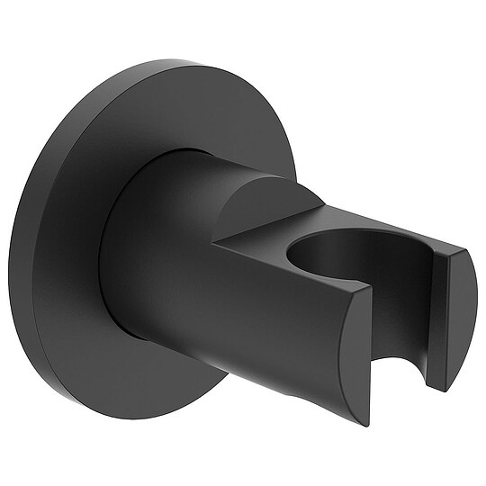 Bild 1 - Brausehalter Ideal Standard Idealrain Round, schwarz matt - BC806XG