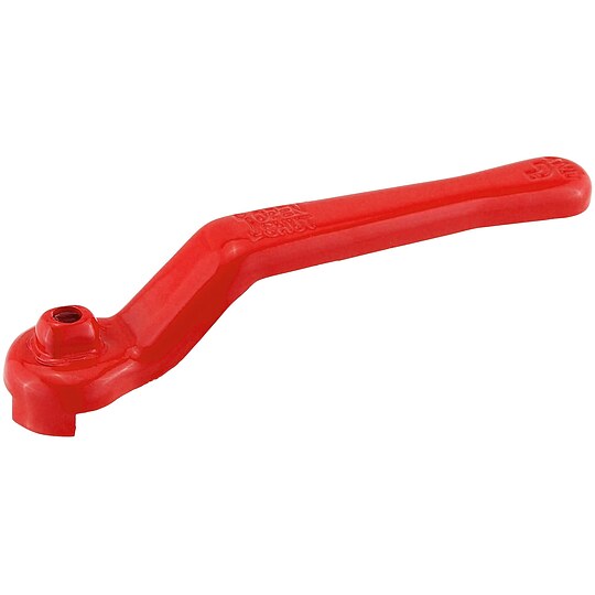 Bild 1 - Hebelgriff rot f�r Kugelhahn 3/4'' und 1'' - Gr��e 3