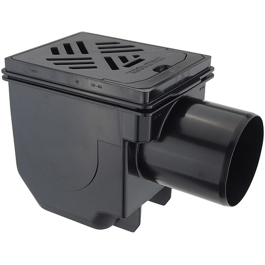 KESSEL Kellerablauf - DN100 - Rost 150 x 190 mm - 33101