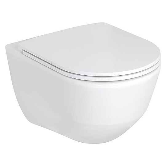 Bild 1 - Combi-Pack Laufen Pro S Wand-Tiefsp�l-WC, sp�lrandlos & WC-Sitz Softclose, wei� - H8669570000001