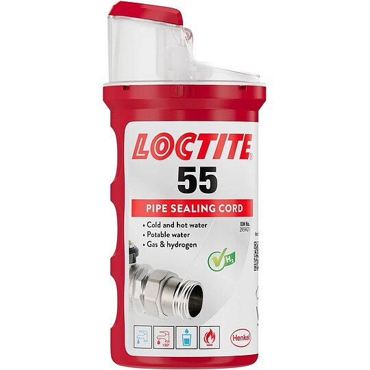 Bild 1 - LOCTITE Gewindedichtfaden 55 - bis Gewinde 4'' - DVGW-Zulassung - Spender 160 m
