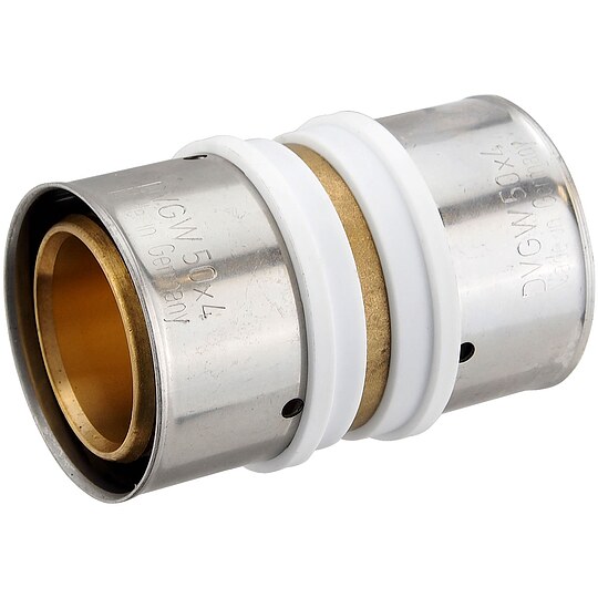 Bild 1 - Pressfitting-Kupplung 50 x 4,0 mm - 50 x 4,0 mm f�r MV-Rohr