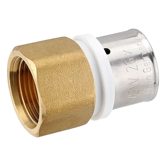 Bild 1 - Pressfitting-�bergang 26 x 3,0 mm - 3/4 Zoll Innengewinde f�r MV-Rohr