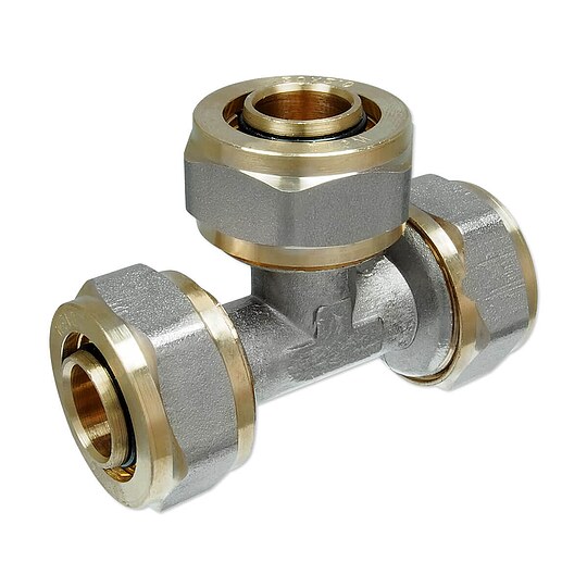 Pipetec T-Stück Mit Innengewinde 20x2-1/2 - DVGW Trinkwasserzulassung