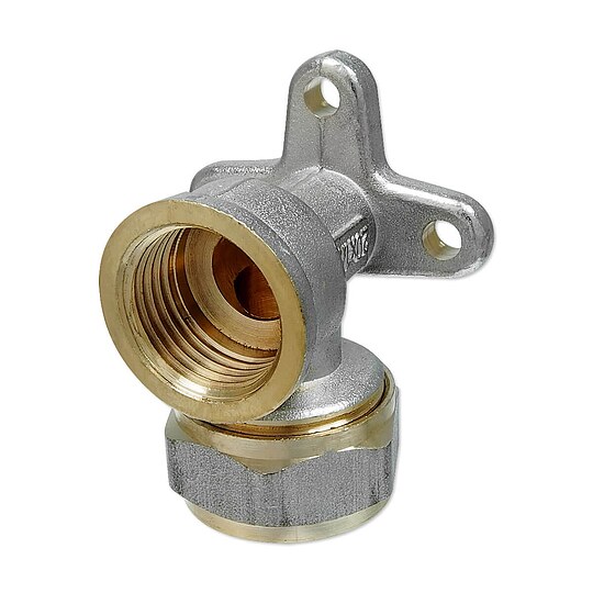 Bild 1 - Schraubfitting-Wandwinkel mit Innengewinde - 16 x 2,0 mm - 1/2'' - fr Alu-Mehrschicht-Verbundrohr