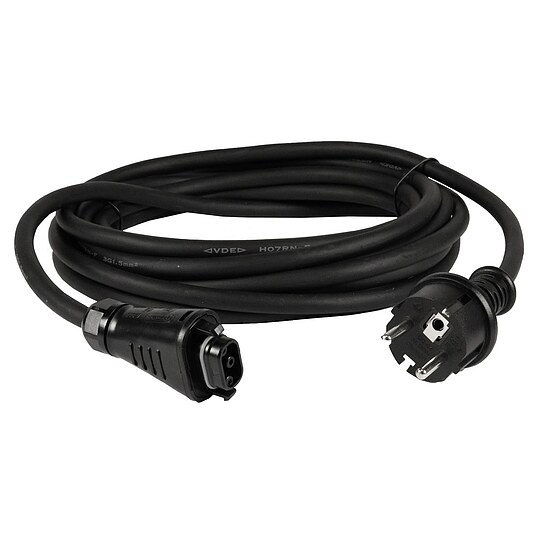 Bild 1 - Anschlusskabel 3 x 1,5 mm² - Länge 5 m - mit Schuko-Stecker und Steckverbinder BC05 für Hoymiles HMS-Mikro-Wechselrichter
