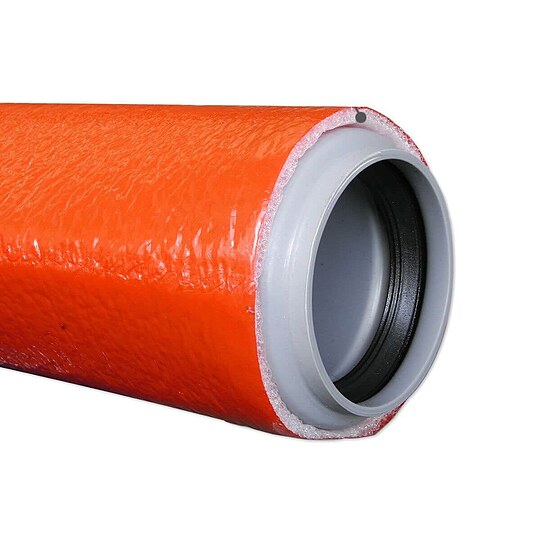 Bild 1 - 10 m Abwasser-Schutzschlauch fr 100 mm Rohr - Dmmschichtdicke 4 mm