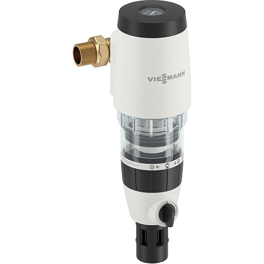 Bild 1 - Viessmann Vitoset Hauswasserfilter DN 20 DM, halbautomatischer R�cksp�lfilter, Druckminderer und Manometer - 7315966