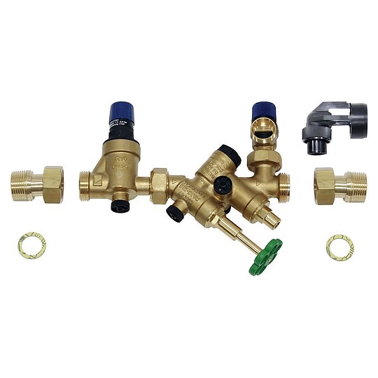 Bild 1 - Vaillant Sicherheitsgruppe mit Druckminderer R 3/4 Durchgang - 000474