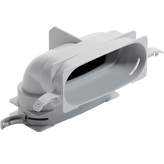 Bild 1 - Vaillant Bogen flach 90 Grad vertikal - 52 x 132 mm mit Dichtungen - 0020180837