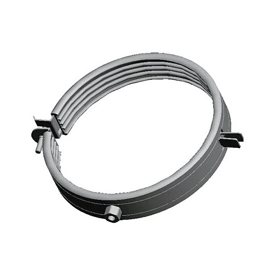 Bild 1 - WOLF Befestigungsschellen DN200 für Fertigfundamente, 2 Stück - 9149569