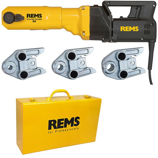 Bild 1 - Radial-Pressmaschine Power-Press SE 230 V + Stahlkoffer + 3 Stk. Presszangen G 16, 20, 26