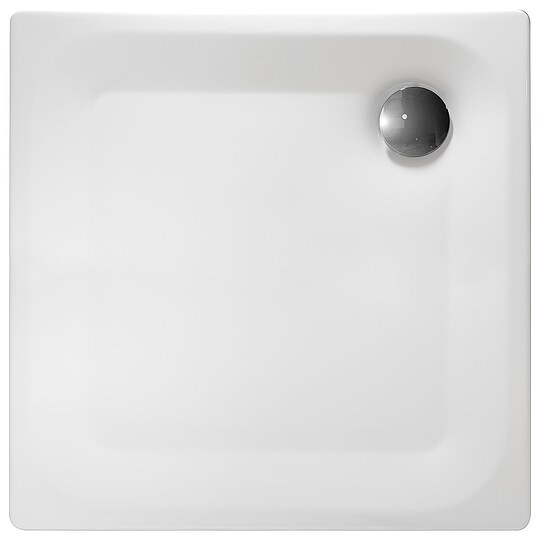 Bild 1 - Duschwanne EDURA Quadrat 800 x 40 x 800 mm, Stahl-Emaille, wei�