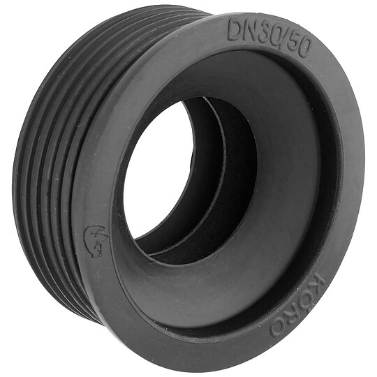 Bild 1 - Gummimanschette aus EPDM für Abflussrohr - Nennweite 30/50 mm - für Anschluss DN 32 (1 1/4'')