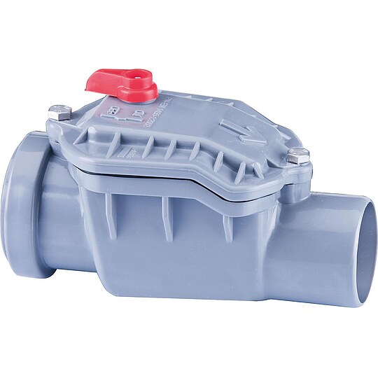 Bild 1 - R�ckstauverschluss Typ 1 DN 50 mit 1 Klappe und Notverschluss