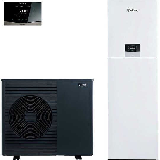 Bild 1 - Vaillant Wärmepumpenpaket 4.3219 aroTHERM plus VWL 75/8.1 A mit uniTOWER plus /7 C2, Regelung VRC 720/3 - 8000054903