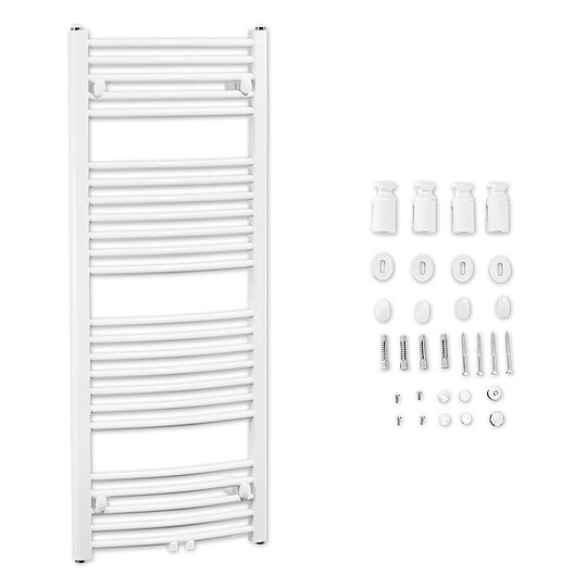 Bild 1 - Badheizkörper Buderus Therm Curve mit Mittenanschluss (gebogen) - Höhe 1.500 mm x Breite 545 mm