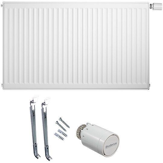 Bild 1 - Buderus Ventil-Heizk�rper Logatrend VCM-Profil.2 H 600 L 2000 Typ 21 - 2078/1298 Watt - Set mit Thermostatkopf
