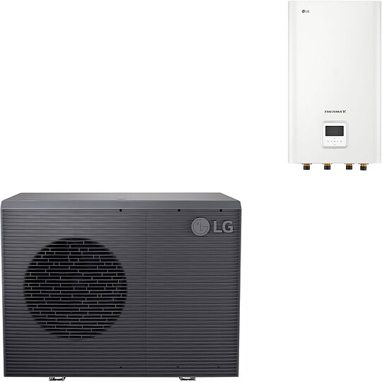 Bild 1 - LG Luft-/Wasser-W�rmepumpe THERMA V R290 Monobloc-Set 9 kW inkl. Hydraulikeinheit - HM093HF.HE