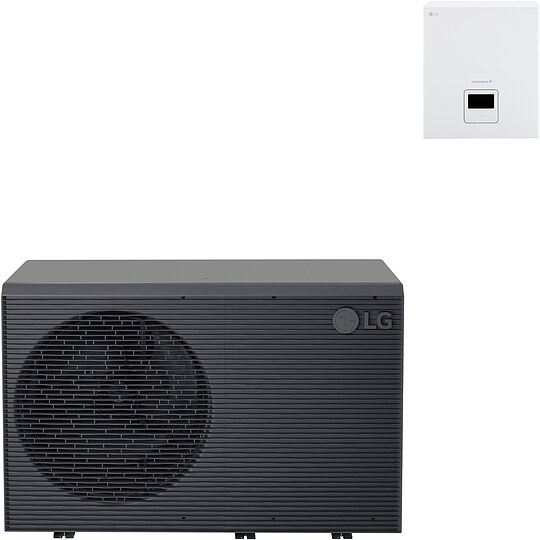 Bild 1 - LG Luft-/Wasser-Wrmepumpe THERMA V R290 Monobloc-Set 12 kW inkl. Kontrolleinheit - HM123HF.KE
