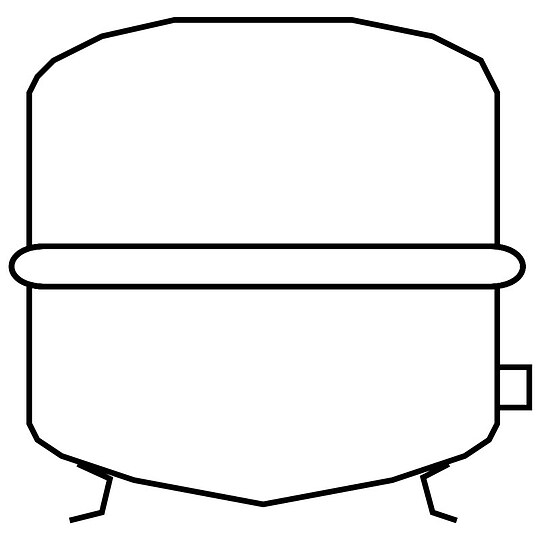Bild 1 - Viessmann Vitoset Membran-Druckausdehnungsgef�� H 140 wei� f�r Heizung - 7938091