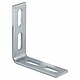 Winkel 90 verzinkt - 80 x 25 x 4 mm - mit 4 Langlchern 8 x 25 mm - fr Profil 27/18 und 28/30