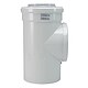 Buderus Luft-/Abgasrohr konzentrisch mit Prfffnung -  80/125 mm - L 250 mm - wei - 7738112666