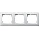Abdeckrahmen 3fach GIRA Standard 55 Reinwei�-gl�nzend